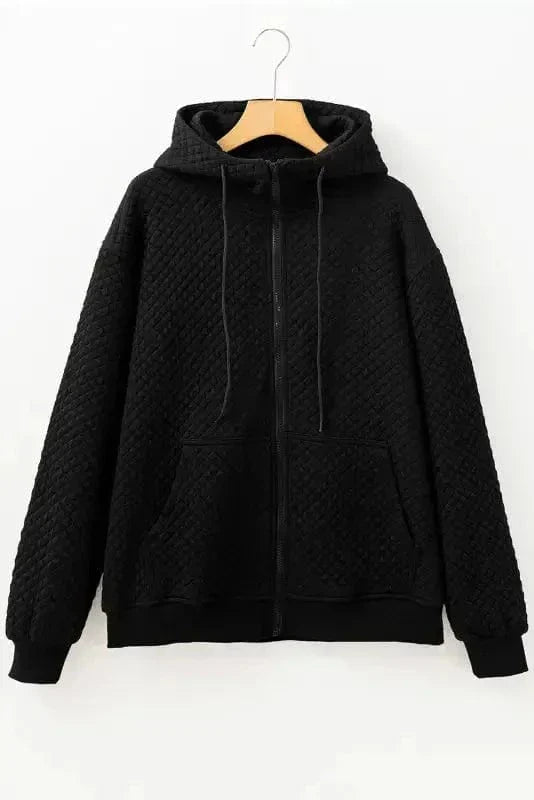 CozyQuilt Hooded Jacket – Side Pocket Comfort