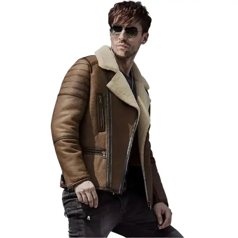 Men’s B6 Sheepskin Bomber Jacket
