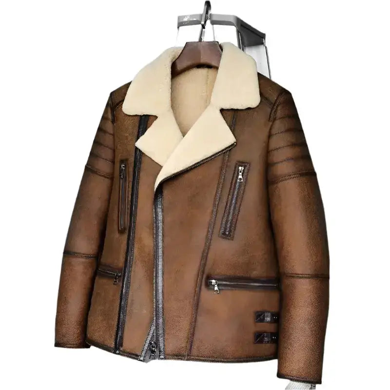 Men’s B6 Sheepskin Bomber Jacket