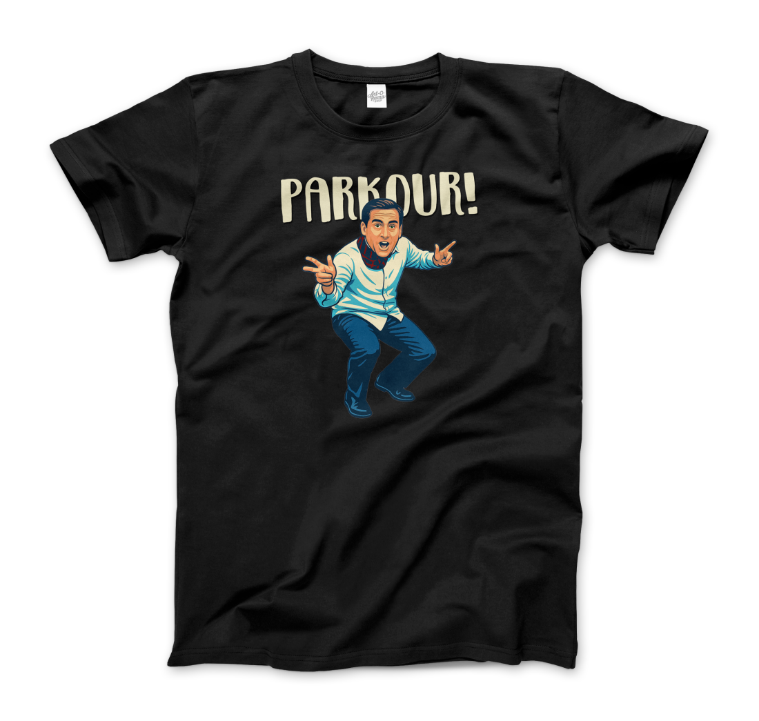 Michael Scott - Parkour T-Shirt-0