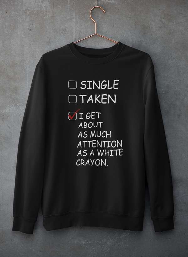 White Crayon Sweat Shirt-0