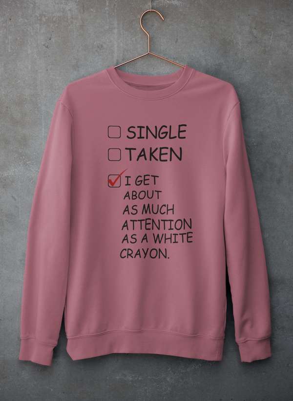 White Crayon Sweat Shirt-3