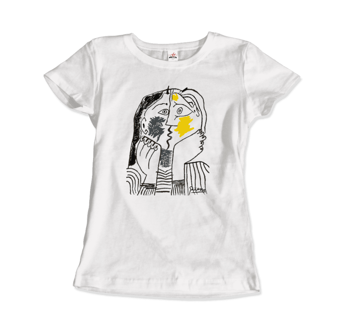 Pablo Picasso The Kiss 1979 Artwork T-Shirt-3