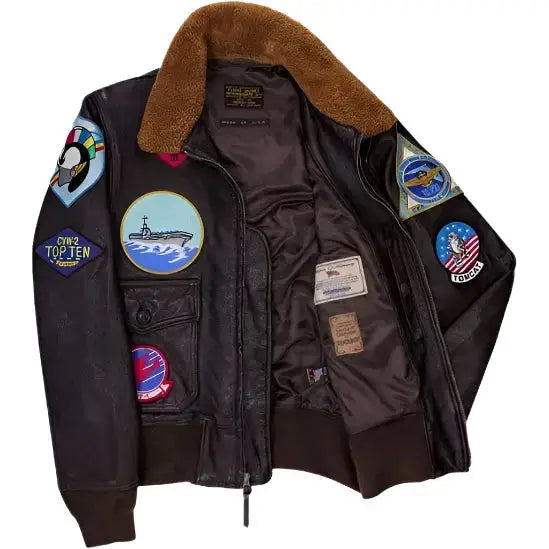 Men’s Authentic TOP GUN Maverick G-1 Flight Jacket