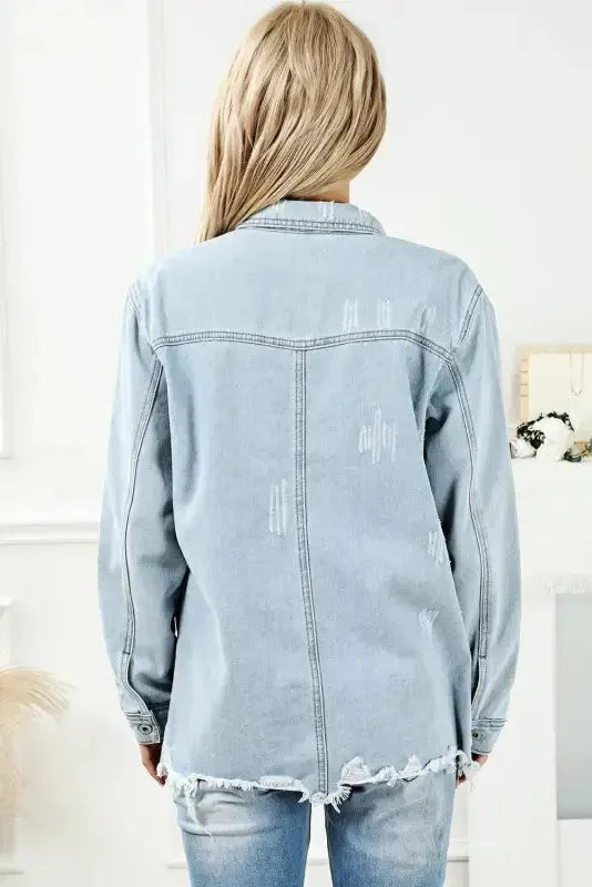 Azure Breeze Denim Jacket