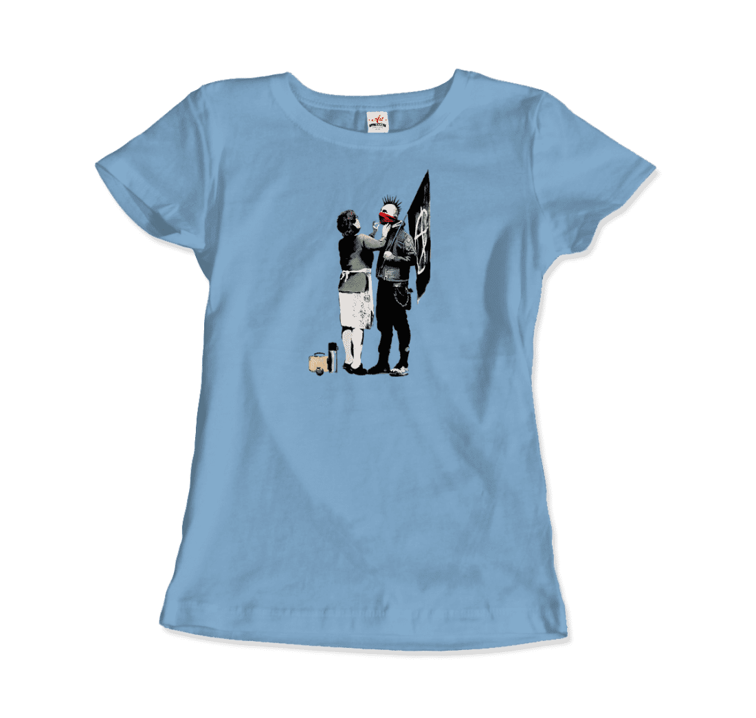 Banksy Anarchist Punk And His Mother Artwork T-Shirt-15