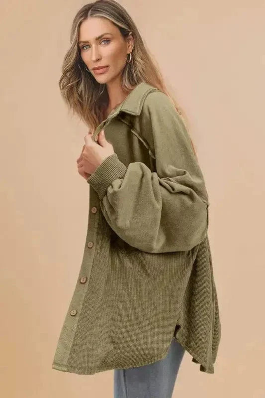 Waffle Knit Harmony Shacket