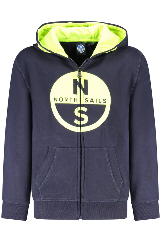 NORTH SAILS KIDS' ZIP-UP SWEATSHIRT BLUE-0